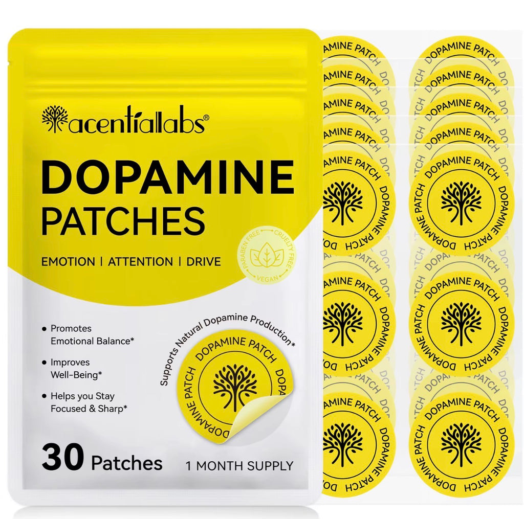 Dopamine Patches Extra Strength, Mood & Positivity Support, 30 Patches