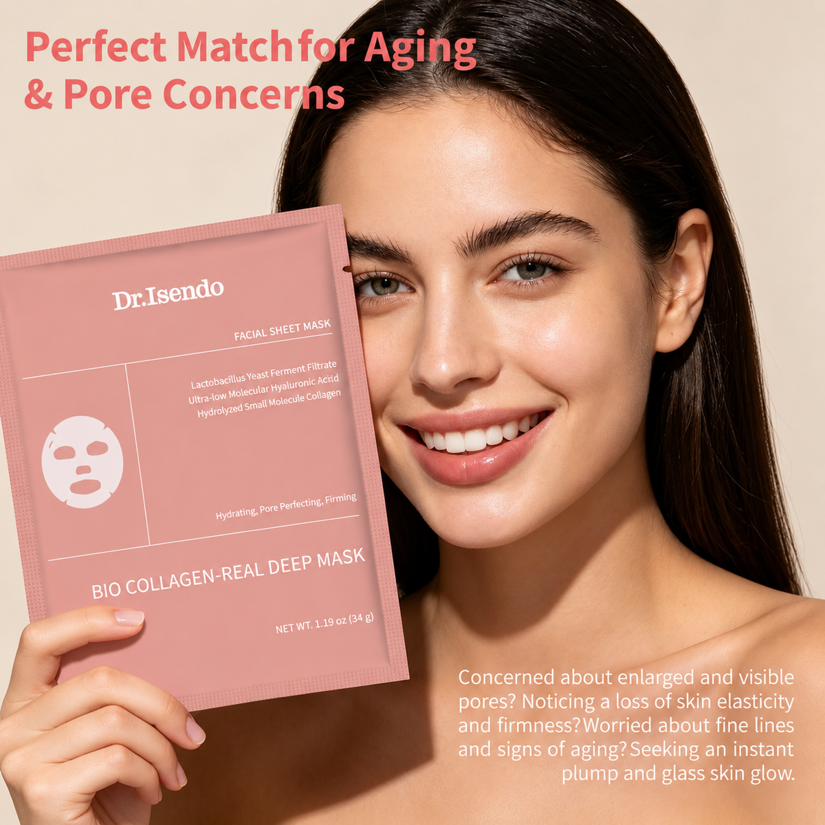 Dr. Isendo Real Deep Mask for Pore Minimizing & Firming Care