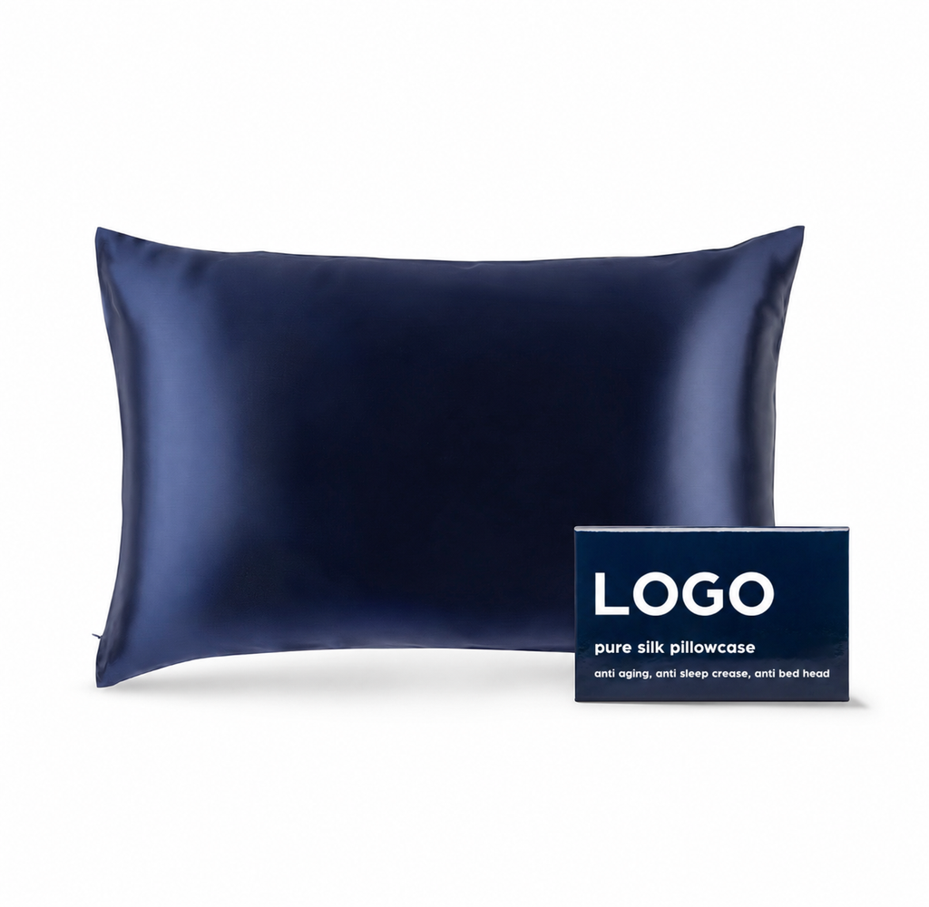 LOGO Mulberry Silk Pillow Case