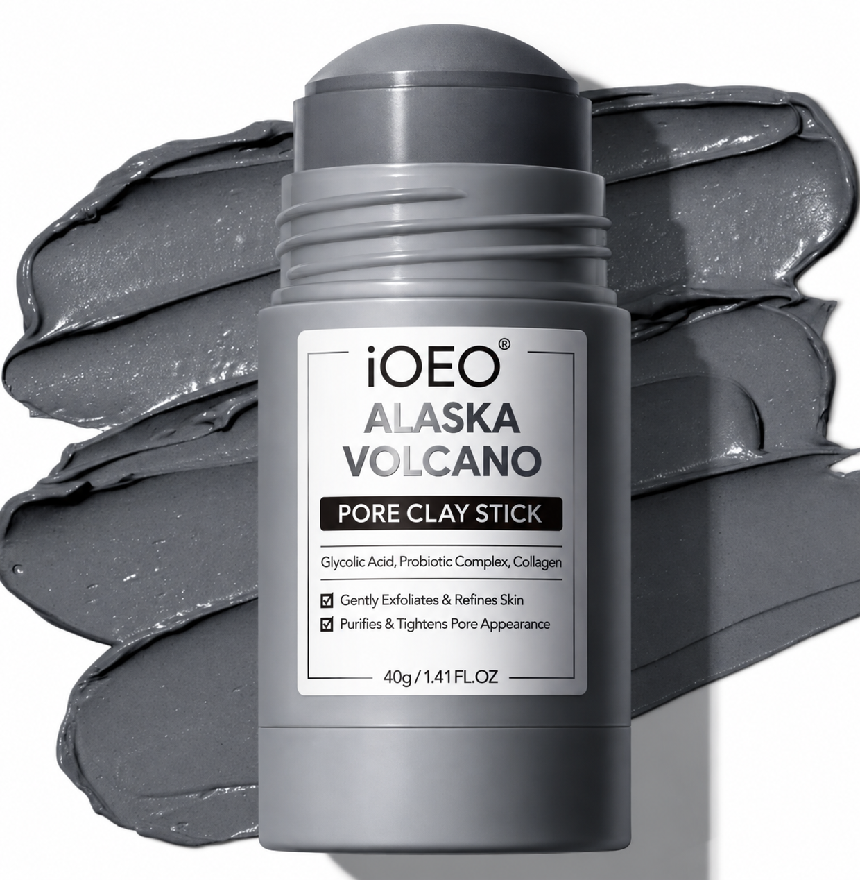 Alaska Volcano Pore Clay Stick