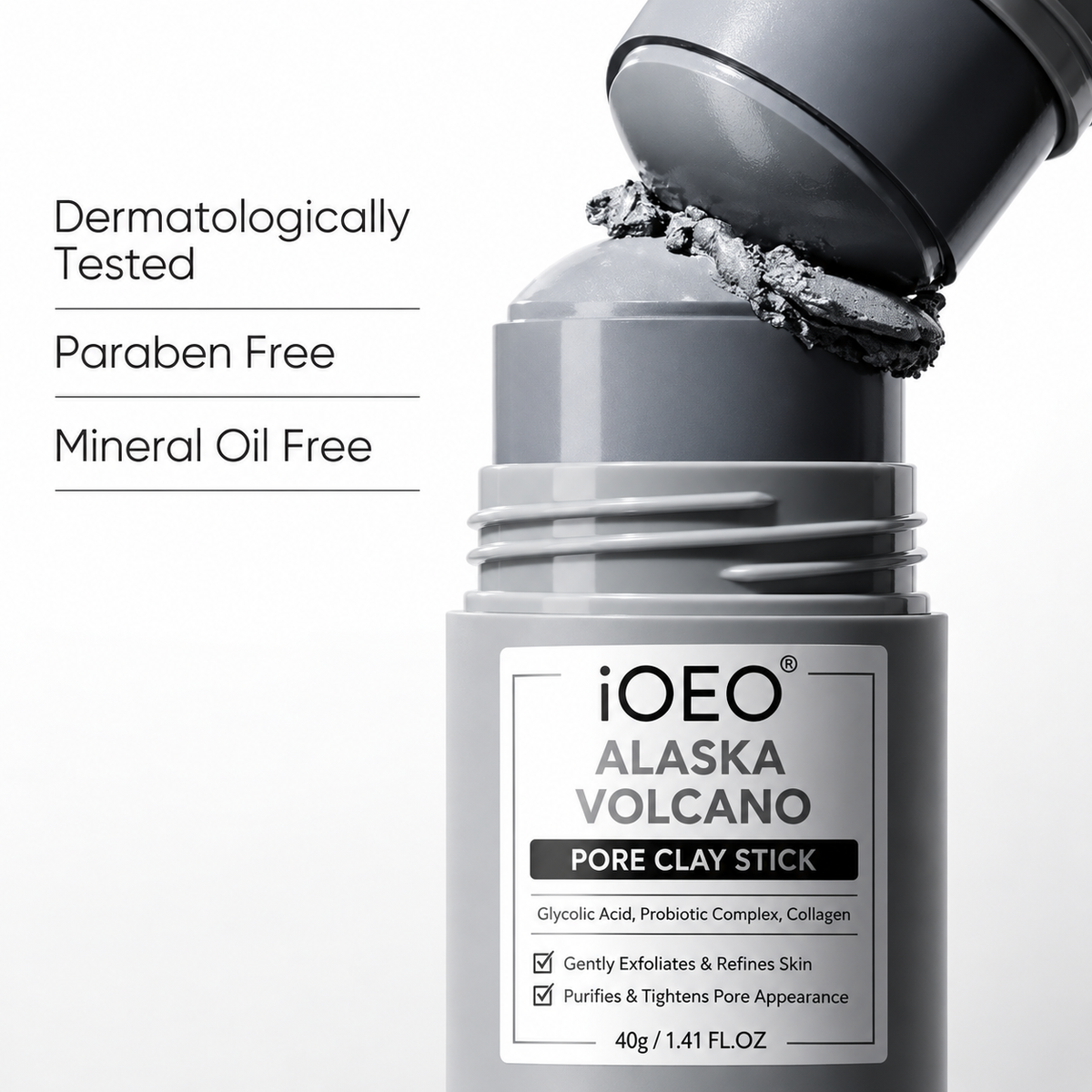 Alaska Volcano Pore Clay Stick